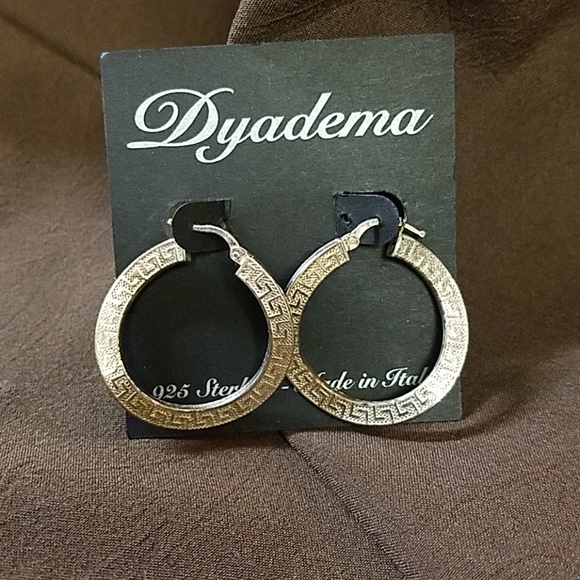 Dyadema Jewelry - Brand New Sterling Silver Italian Earrings